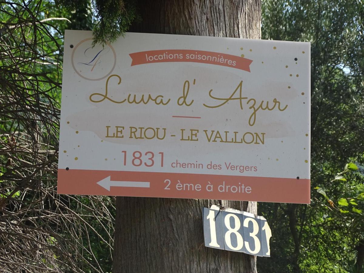 Luva D'Azur, Rez De Villa Le Riou - Le Vallon Le Bar-sur-Loup Exterior photo