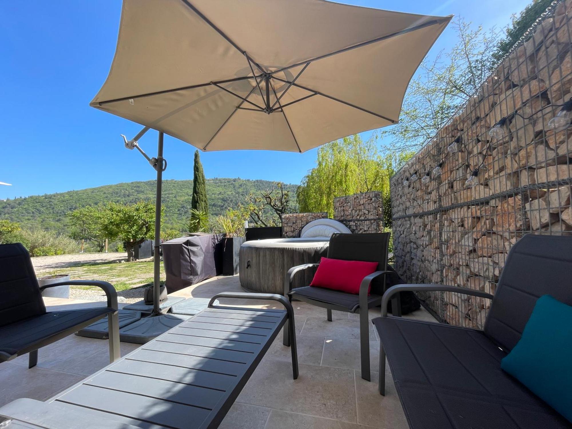 Luva D'Azur, Rez De Villa Le Riou - Le Vallon Le Bar-sur-Loup Exterior photo