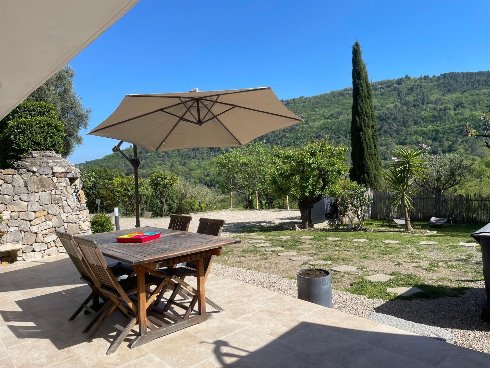 Luva D'Azur, Rez De Villa Le Riou - Le Vallon Le Bar-sur-Loup Exterior photo